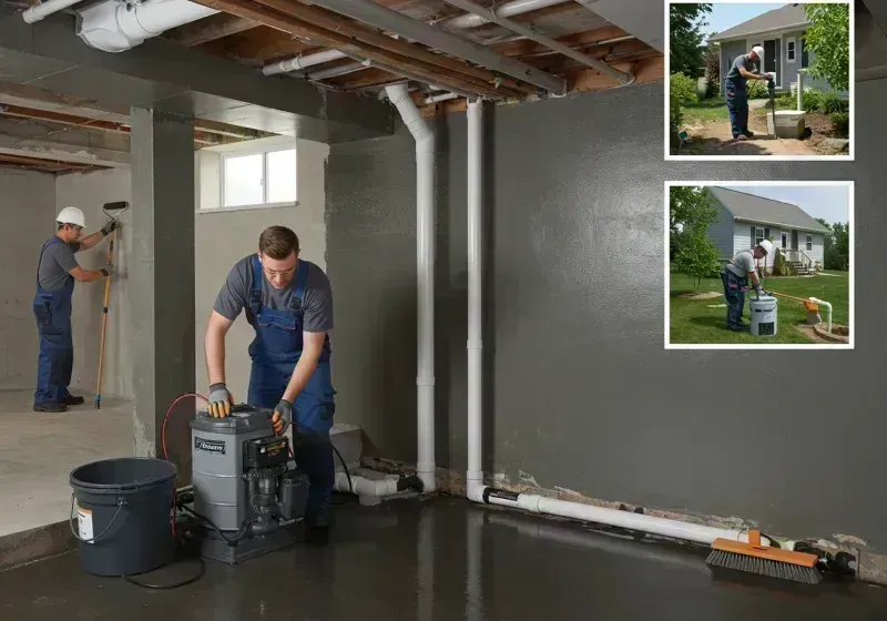 Basement Waterproofing and Flood Prevention process in Third Lake, IL